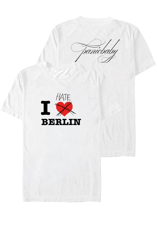 Panicbaby - I Hate Berlin White - T-Shirt | Men-Image
