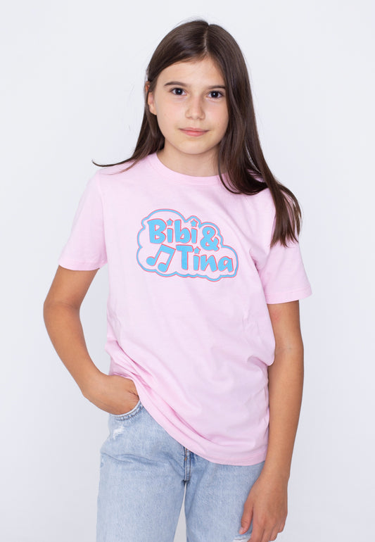 Bibi & Tina Up! Up! Up! 2020 Cotton Pink Kids T-Shirt