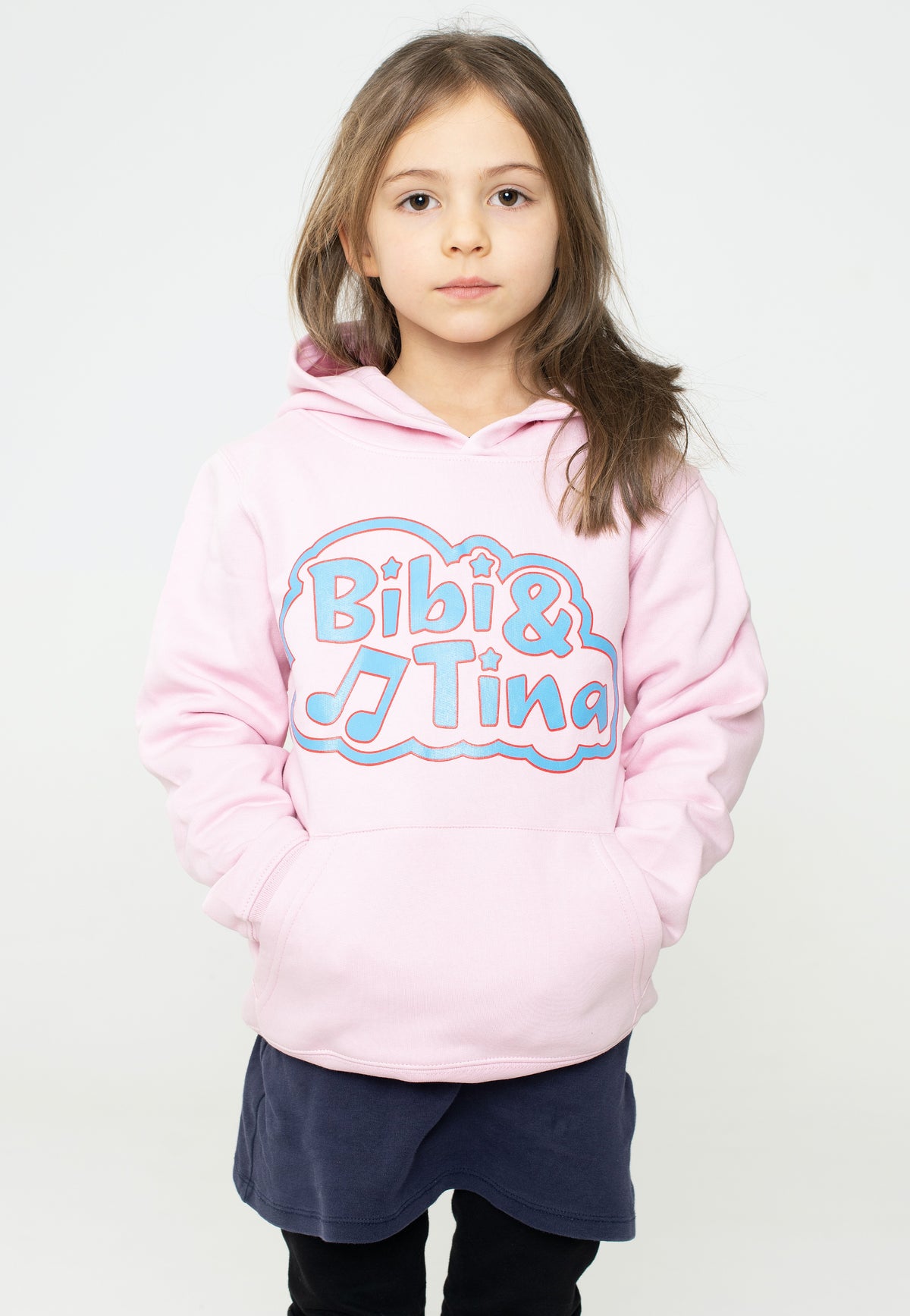 Bibi & Tina Up Up Up Baby Pink Hoodie
